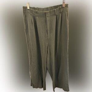 Z Supply Linen Green Pants
